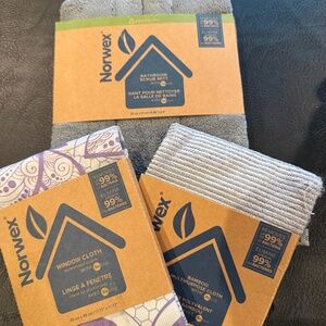Norwex Lot of Three Cleaning Clothes